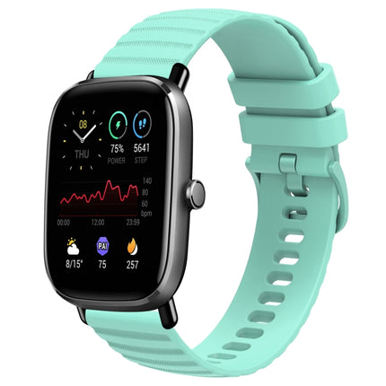20mm Wavy Dot Pattern Solid Color Silicone Watch Band, For Amazfit GTS 2E, For Amazfit GTS 2 Mini