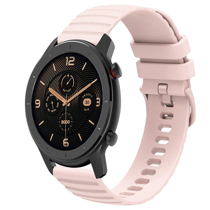 20mm Wavy Dot Pattern Solid Color Silicone Watch Band, For Amazfit GTR 42MM, For Amazfit Pop Pro