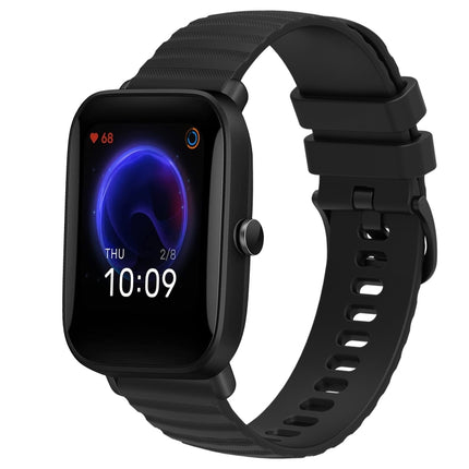 20mm Wavy Dot Pattern Solid Color Silicone Watch Band, For Amazfit GTR 42MM, For Amazfit Pop Pro