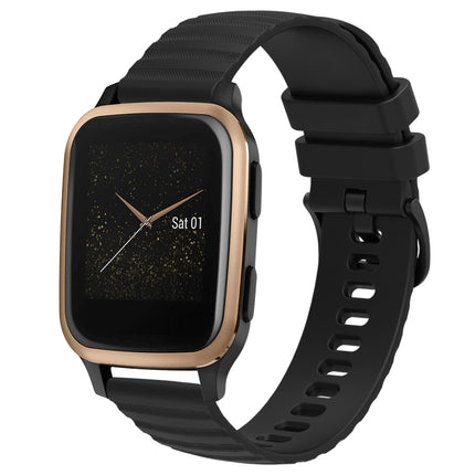20mm Wavy Dot Pattern Solid Color Silicone Watch Band, For Garmin Venu SQ, For Garminmove Luxe