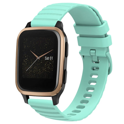 20mm Wavy Dot Pattern Solid Color Silicone Watch Band, For Garmin Venu SQ, For Garminmove Luxe