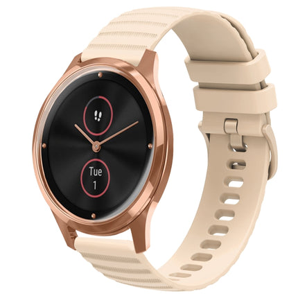 20mm Wavy Dot Pattern Solid Color Silicone Watch Band, For Garmin Venu SQ, For Garminmove Luxe