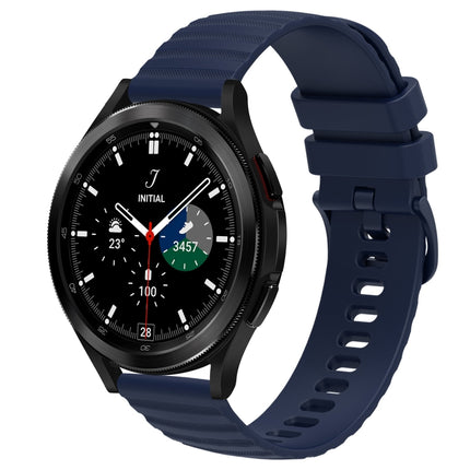 20mm Wavy Dot Pattern Solid Color Silicone Watch Band, For Samsung  Galaxy Watch 4 Classic 42mm, For Samsung  Galaxy Watch 4 Classic 46mm