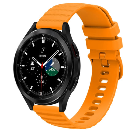 20mm Wavy Dot Pattern Solid Color Silicone Watch Band, For Samsung  Galaxy Watch 4 Classic 42mm, For Samsung  Galaxy Watch 4 Classic 46mm