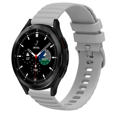 20mm Wavy Dot Pattern Solid Color Silicone Watch Band, For Samsung  Galaxy Watch 4 Classic 42mm, For Samsung  Galaxy Watch 4 Classic 46mm