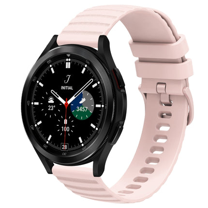 20mm Wavy Dot Pattern Solid Color Silicone Watch Band, For Samsung  Galaxy Watch 4 Classic 42mm, For Samsung  Galaxy Watch 4 Classic 46mm