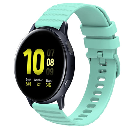 20mm Wavy Dot Pattern Solid Color Silicone Watch Band, For Samsung Galaxy Watch Active 2 40mm, For Samsung Galaxy Watch Active 2 44mm