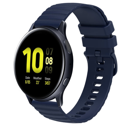 20mm Wavy Dot Pattern Solid Color Silicone Watch Band, For Samsung Galaxy Watch Active 2 40mm, For Samsung Galaxy Watch Active 2 44mm
