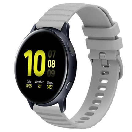 20mm Wavy Dot Pattern Solid Color Silicone Watch Band, For Samsung Galaxy Watch Active 2 40mm, For Samsung Galaxy Watch Active 2 44mm