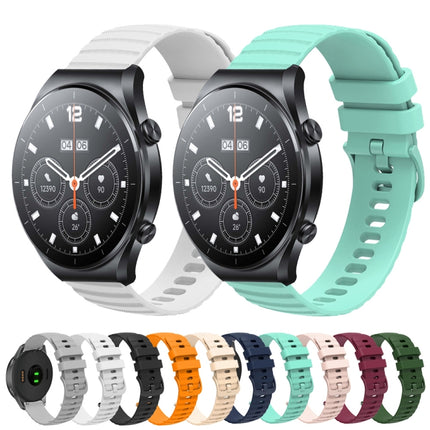 22mm Wavy Dot Pattern Solid Color Silicone Watch Band, For Xiaomi MI Watch S1, For Xiaomi MI Watch S1 Pro