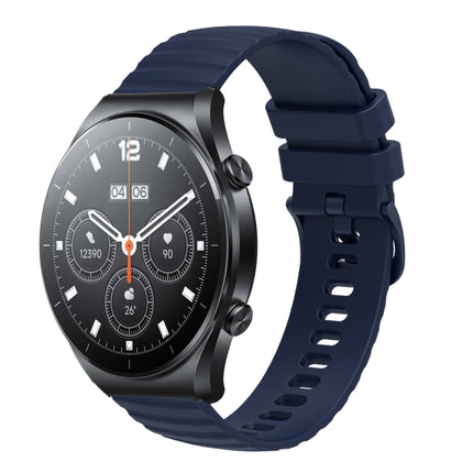 22mm Wavy Dot Pattern Solid Color Silicone Watch Band, For Xiaomi MI Watch S1, For Xiaomi MI Watch S1 Pro