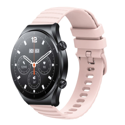 22mm Wavy Dot Pattern Solid Color Silicone Watch Band, For Xiaomi MI Watch S1, For Xiaomi MI Watch S1 Pro
