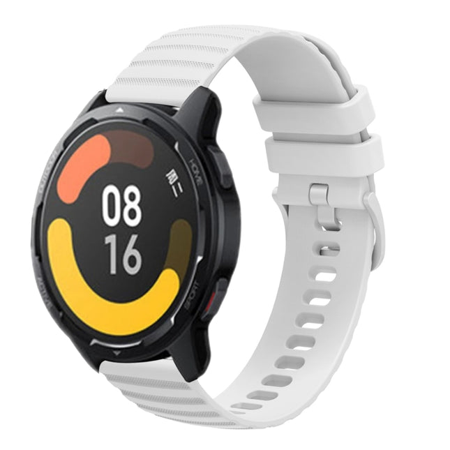 22mm Wavy Dot Pattern Solid Color Silicone Watch Band, For Xiaomi MI Watch Color 2, For Xiaomi MI Watch Sport