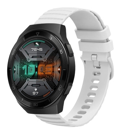 22mm Wavy Dot Pattern Solid Color Silicone Watch Band, For Huawei Watch GT 2E, For Huawei GT2 46mm