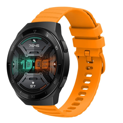22mm Wavy Dot Pattern Solid Color Silicone Watch Band, For Huawei Watch GT 2E, For Huawei GT2 46mm