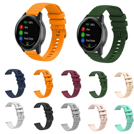 22mm Wavy Dot Pattern Solid Color Silicone Watch Band, For Huawei Watch GT 2E, For Huawei GT2 46mm