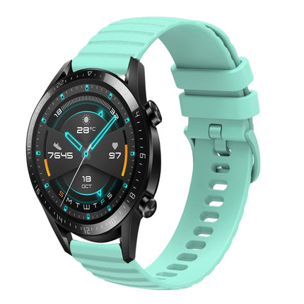22mm Wavy Dot Pattern Solid Color Silicone Watch Band, For Huawei Watch GT 2E, For Huawei GT2 46mm