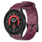 For Samsung Galaxy Watch 5 Pro 45mm / Wine Red