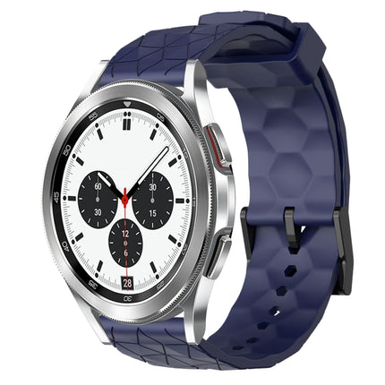 20mm Football Pattern Solid Color Silicone Watch Band, For Samsung Galaxy Watch 4 40mm, For Samsung  Galaxy Watch 4 Classic 42mm