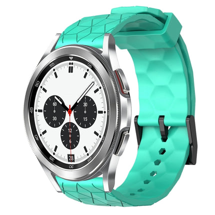 20mm Football Pattern Solid Color Silicone Watch Band, For Samsung Galaxy Watch 4 40mm, For Samsung  Galaxy Watch 4 Classic 42mm