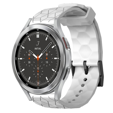 20mm Football Pattern Solid Color Silicone Watch Band, For Samsung  Galaxy Watch 4 Classic 46mm, For Samsung Galaxy Watch Active 2 40mm