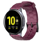 For Samsung Galaxy Watch Active 2 44mm / Wine Red