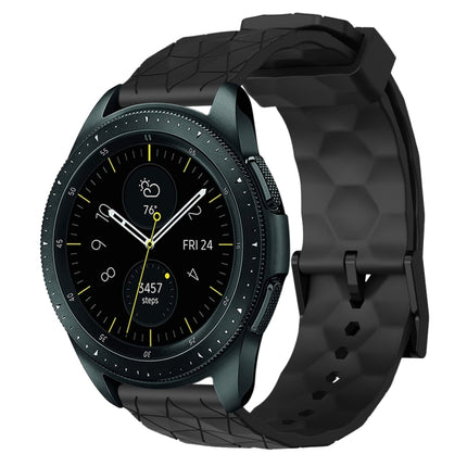 20mm Football Pattern Solid Color Silicone Watch Band, For Samsung Galaxy Watch Active 2 44mm, For Samsung Galaxy Watch 42mm