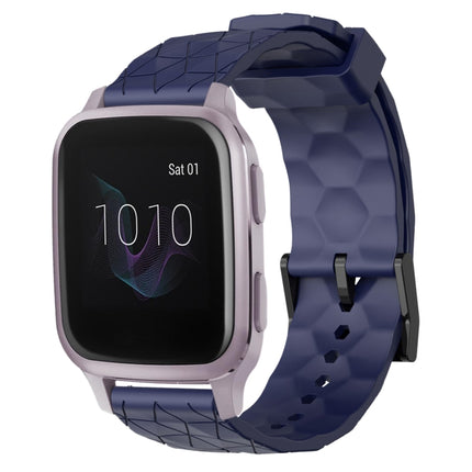 20mm Football Pattern Solid Color Silicone Watch Band, For Garmin Venu SQ, For Garminmove Luxe