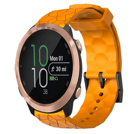20mm Football Pattern Solid Color Silicone Watch Band, For Garminmove Style, For Garmin Forerunner 645 Music
