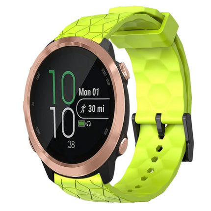 20mm Football Pattern Solid Color Silicone Watch Band, For Garminmove Style, For Garmin Forerunner 645 Music