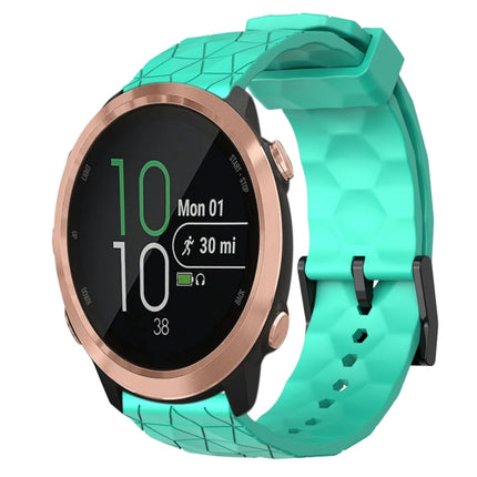 20mm Football Pattern Solid Color Silicone Watch Band, For Garminmove Style, For Garmin Forerunner 645 Music