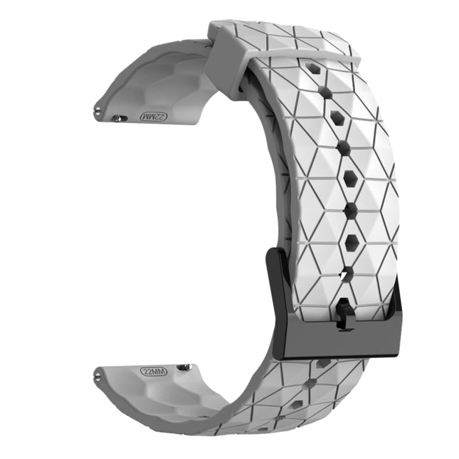 20mm Football Pattern Solid Color Silicone Watch Band, For Amazfit GTR 42mm, For Amazfit Pop Pro