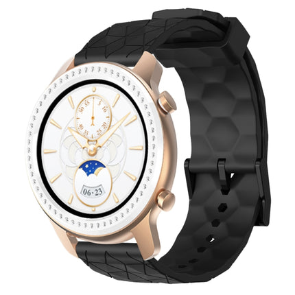 20mm Football Pattern Solid Color Silicone Watch Band, For Amazfit GTR 42mm, For Amazfit Pop Pro