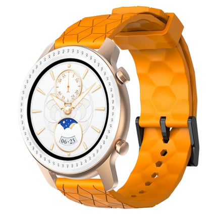 20mm Football Pattern Solid Color Silicone Watch Band, For Amazfit GTR 42mm, For Amazfit Pop Pro