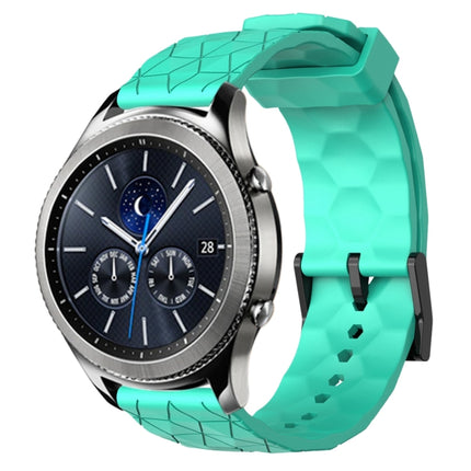 22mm Football Pattern Solid Color Silicone Watch Band, For Samsung Gear S3 Classic, For Samsung Gear S3 Frontier