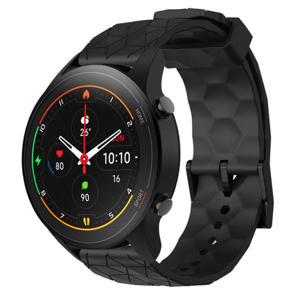22mm Football Pattern Solid Color Silicone Watch Band, For Xiaomi MI Watch S1, For Xiaomi MI Watch S1 Pro