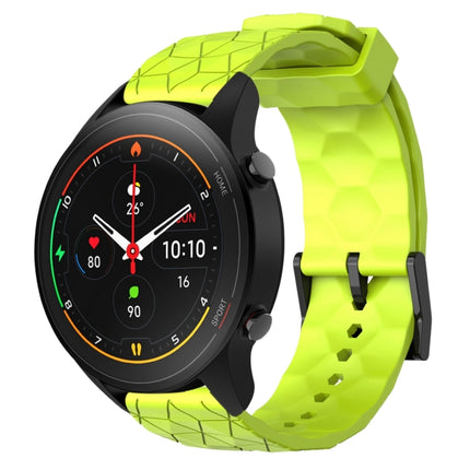 22mm Football Pattern Solid Color Silicone Watch Band, For Xiaomi MI Watch S1, For Xiaomi MI Watch S1 Pro