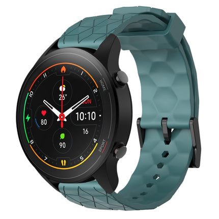 22mm Football Pattern Solid Color Silicone Watch Band, For Xiaomi MI Watch S1, For Xiaomi MI Watch S1 Pro
