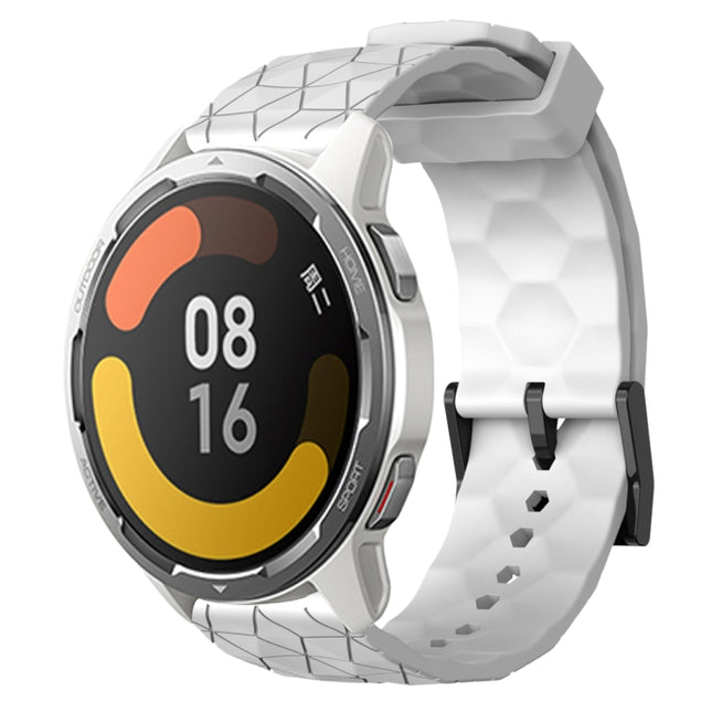 22mm Football Pattern Solid Color Silicone Watch Band, For Xiaomi MI Watch Color 2, For Xiaomi MI Watch Sport