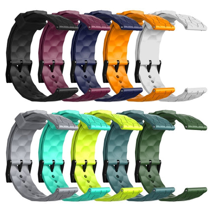 22mm Football Pattern Solid Color Silicone Watch Band, For Amazfit GTR 3 Pro, For Amazfit GTR 2e