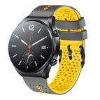 For Xiaomi MI Watch S1 / Grey+Yellow