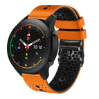 For Xiaomi MI Watch S1 Pro / Orange+Black