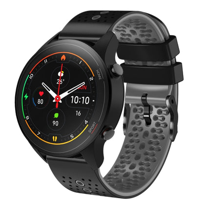 22mm Perforated Two-Color Silicone Watch Band, For Xiaomi MI Watch S1, For Xiaomi MI Watch S1 Pro