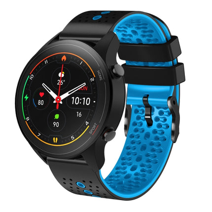22mm Perforated Two-Color Silicone Watch Band, For Xiaomi MI Watch S1, For Xiaomi MI Watch S1 Pro