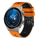 For Huawei Watch GT3 Pro 46mm / Orange+Black