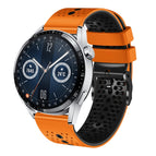 For Huawei Watch GT3 46mm / Orange+Black