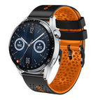 For Huawei Watch GT3 46mm / Black+Orange