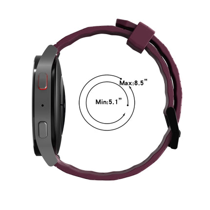 22mm Perforated Two-Color Silicone Watch Band, For Huawei Watch GT 2E, For Huawei GT2 46mm