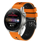 For Huawei Watch 3 Pro New / Orange+Black
