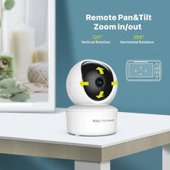 SM650 Wireless Video Baby Camera Intercom Night Vision Temperature Monitoring Cam, SM650
